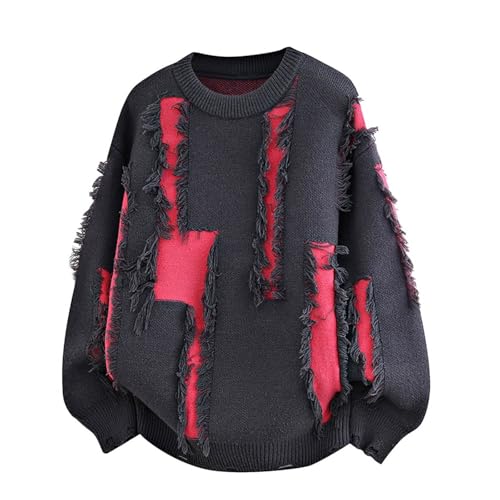 Generisch Jersey para hombre con bloque de color, jersey de