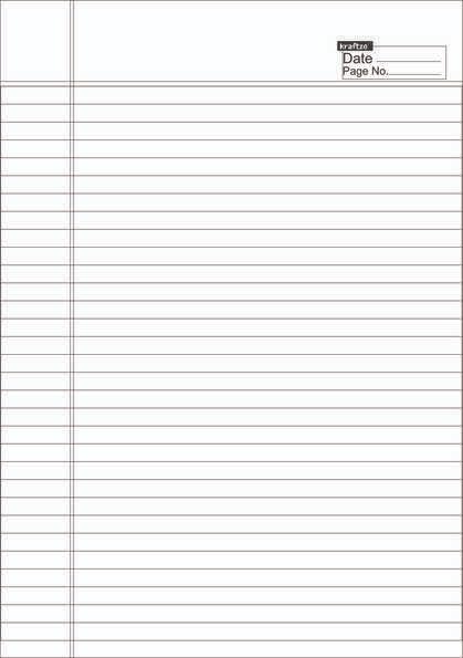 Kraftzo Project Punch Sheets A4 Interlief 1 Pack of 10 Sheets each ...