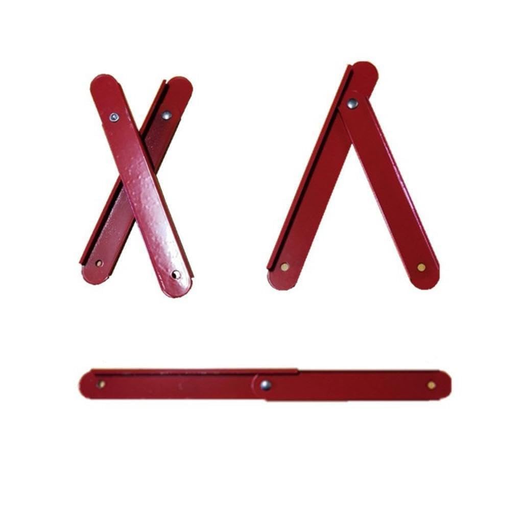 ATORSE 2X Herringbone Ladder Rod Attachment Metal Step Ladder Hinge Replacement 31 Holes-image-11