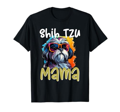 Shih Tzu Hsi Shih perro mascota raza perro Shih Tzu Mamá Camiseta