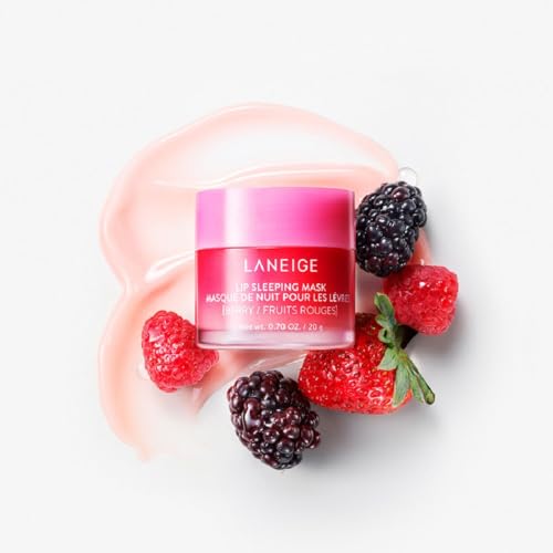 Image of Laneige Lip Sleeping Mask | Moisturizing Lip Treatment with Vitamin C + Shea Butter for Soft Hydrated Lips | Overnight Repair | Lip Balm For Dry Chapped Lips| Lasting Hydration
