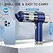 JONYJ Handheld Car Vacuum Cleaner, 16000PA Hand Held Vacuum Portable Cordless, 2 in 1 Air Duster and Vacuum Cleaner with LED Light, Multi-Nozzles, 120W High Power Mini Vacuum for Home, Pet, Office