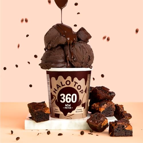 Halo Top Ice Cream Gooey Brownie 460ml