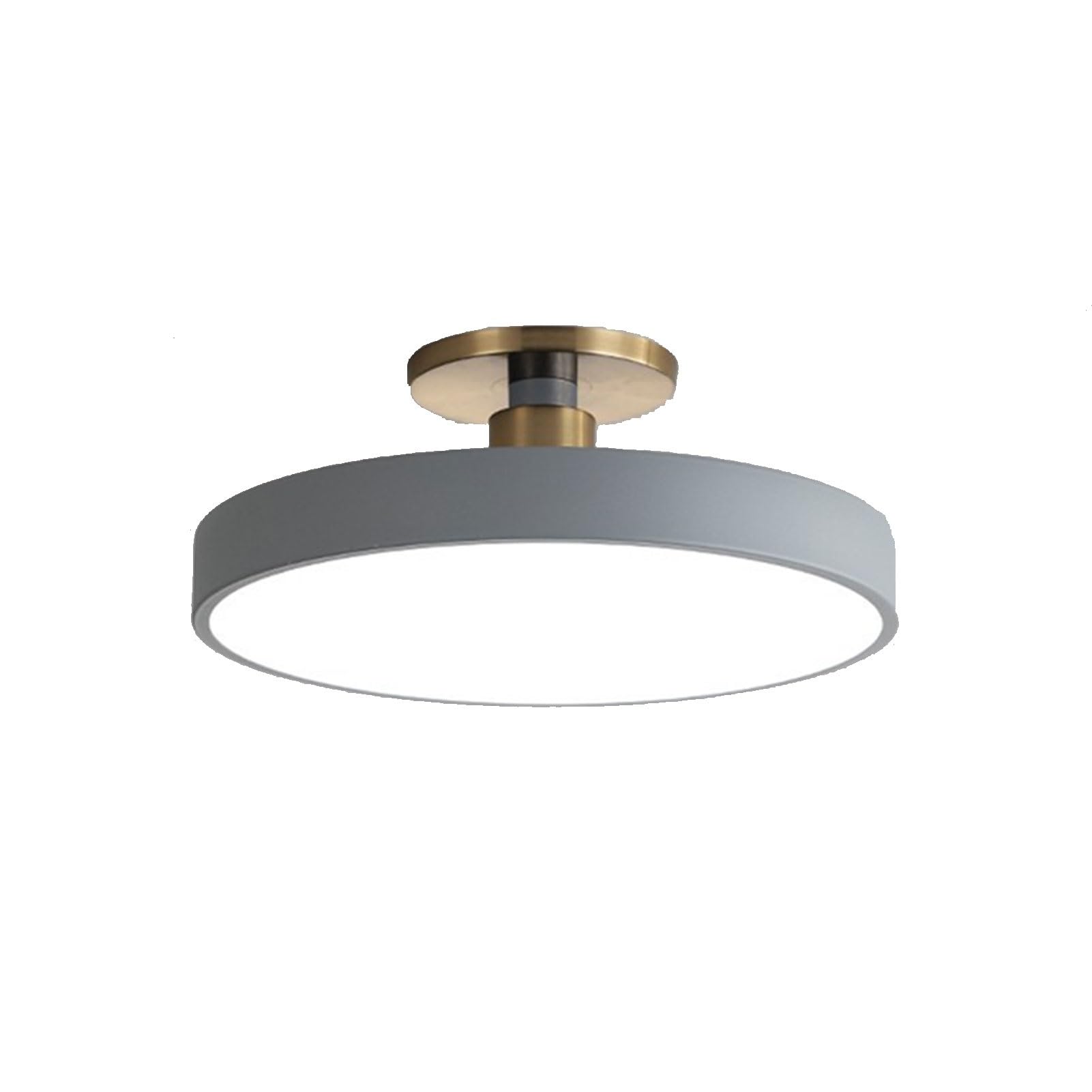 Nordic Minimalist Round Ceiling Light Iron Acrylic Led Flush Mount Ceiling Lamp Close to Ceiling Light Fixtures for Cloakroom Bedroom Living Room Corridor Entryway Laundry Room ( Color : G-40CM , Size — image 1
