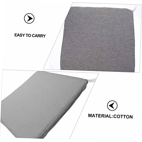 Almohadilla de planchar de mesa PRETYZOOM de algodón gris claro en pack de 3 piezas 8