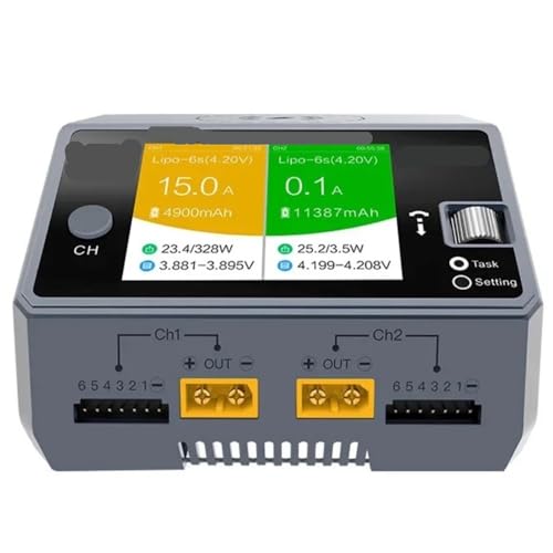 Chargeur déchargeur Lipo D6 Pro gris AC 200W DC 650W pour drone RC