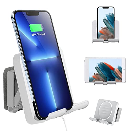 Upgraded Shower Phone Holder Tablet Wall Mount Phone Holder Removable,Self-Adhesive Mobile Cell Phone Ipad Holder For Bed Bathroom Kitchen, Compatible With Ipad Iphone Samsung Galaxy Tablet Switch #TOP2