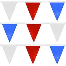 Water Gear Backstroke Flags - Meets All Regulations - Heavy-Duty Vinyl - Great for Swimmers and Divers - Competitive Swim Gear - Red/White/Blue...