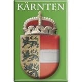  Kühlschrankmagnet - Wappen Kärnten - Gr. ca. 8 x 5,5 cm - 38103 - Küchenmagnet