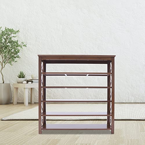 POAdwhmnr 6 Tiers Storage Bench Shoe Rack, Entryway Bench, or Entry, Bedroom, Closet