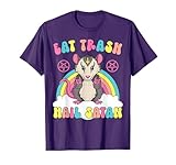Eat Trash Hail Satan Kawaii Pastel Goth Satanic Possum T-Shirt