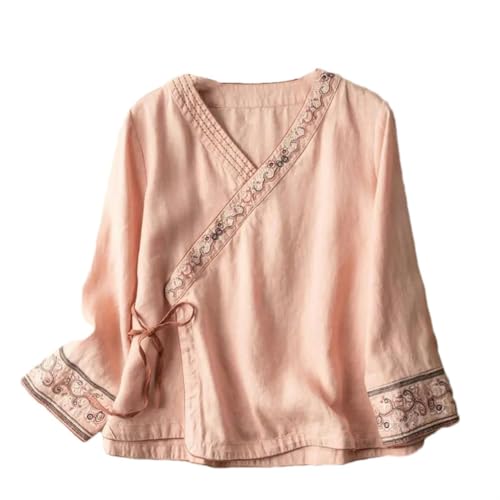 Cheongsam V tops chinois respirant et fluide pour Tai Chi