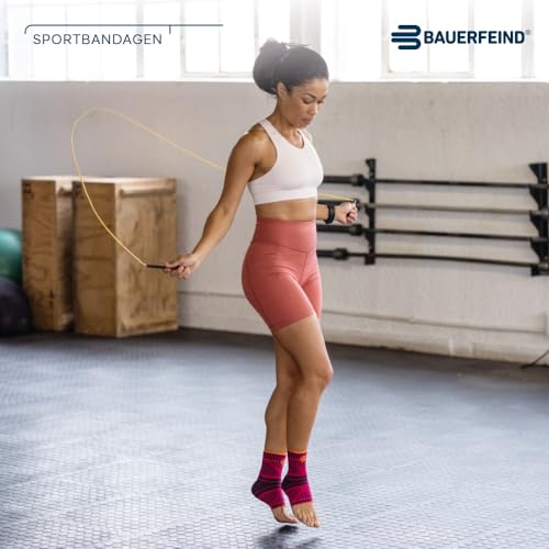 Bauerfeind Fußbandage fürs Sprunggelenk „Ankle Support Dynamic“, Unisex, 1 Fußgelenkbandage für Sport wie Joggen, Fußball oder Fitness, Sprunggelenkbandage für Sensomotorik, Rivera, L