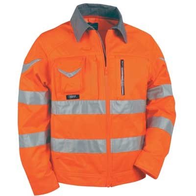 Cofra V018-0-01.Z50 Chaqueta, Naranja Warning, 50