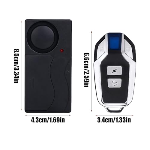 Alarma moto 110dB antirrobo inalámbrico con mando a distancia para seguridad de vehículos 6