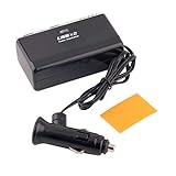 Adaptador de mechero de 2 enchufes 12V / 24V DC Divisor de salida con dos puertos USB Cargador de coche Compatible con tableta Android GPS Dashcam Detector de radar
