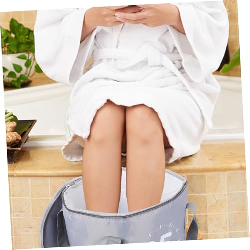 Tina Plegable para Lavado de Pies Vaguelly Gris miniatura 4