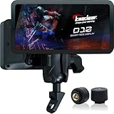 Kaedear(カエディア) バイク スマートモニター バイク用 モニター 5.5インチ DFS カープレイ/アンドロイドオート 空気圧センサー ナビ 屋内/屋外DFS搭載 モード切替 屋外使用対応 スマートライドディスプレイ KDR-D12