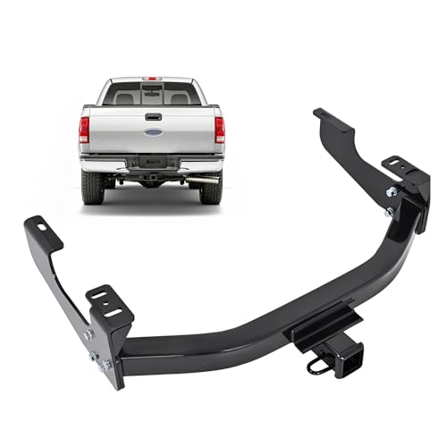 ALMULOO Class 4 Trailer Hitch Compatible with 1997-2016 Ford F-150 250 350 450 2-Inch Receiver Black Towing Hitch