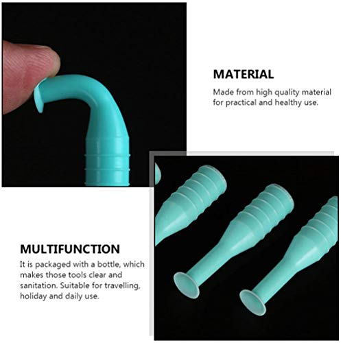 Kit de ferramentas de remoção de lente de contato portátil com 6 peças, caixa de para viagem, conjun