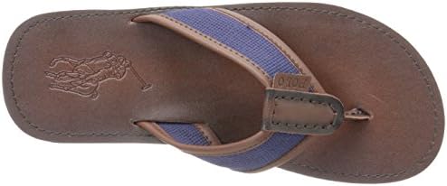 polo leather flip flops