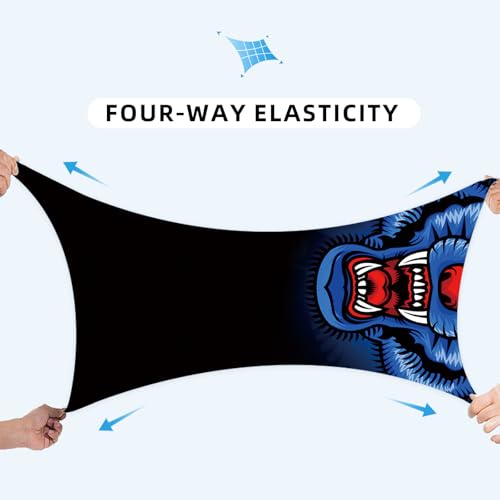 Camo Leaf Neck Gaiter Men's Tree Bark Pattern Windproof Dustproof Balaclava for Hunting or Outdoor Sports3