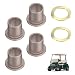 No. 1 accessories King Pin Wave Washer/Spindle BUSHINGS kit,Fits Club Car Precedent Golf Carts
