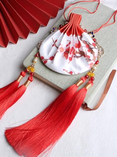 Bolso colgante de estilo antiguo hecho a mano miniatura 4