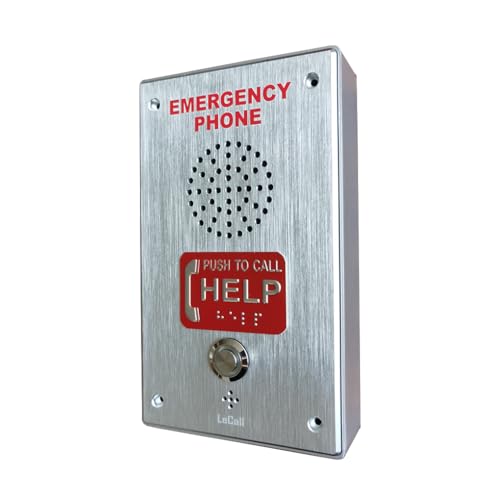 Teléfono de emergencia para elevador con anuncio de voz miniatura 1
