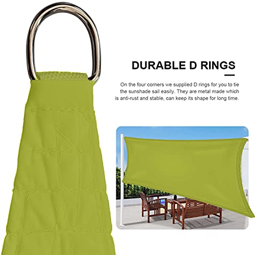 Voile d'ombrage rectangulaire 6x6 m pour bloquer le soleil - 4