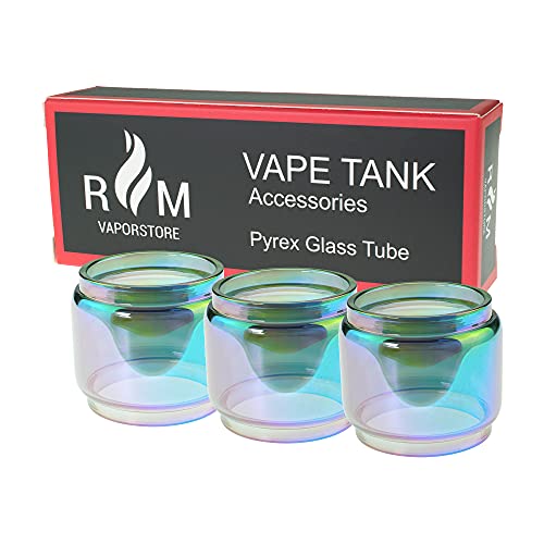 Rm Vaporstore Lot de 3 tubes en verre de rechange pour réservoir Geekvape Zeus Sub Ohm/X Mesh/X/Dual RTA