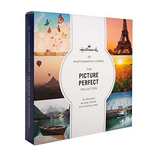 Hallmark Gallery Lot de 20 cartes vierges 20 motifs photographiques