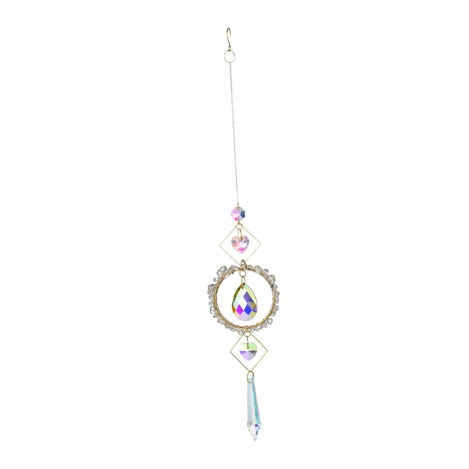 MERISHOPP® Wind Chime Artificial Crystal Prism Pendant Window Car Hanging Colored Maker White|Home & Garden | Home Decor| Suncatchers & Mobiles|1 Hanging Colored Maker-image-18