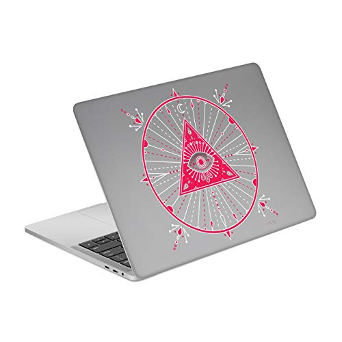 Sticker MacBook Pro 13 A2159 Mandala Rose pour le Bureau café