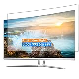Vaxson 2-Pack Anti Blue Light Screen Protector, compatible with VIOTEK NB32CB / NB32CW 32' Monitor TPU Film Protectors Sticker [ Not Tempered Glass ]