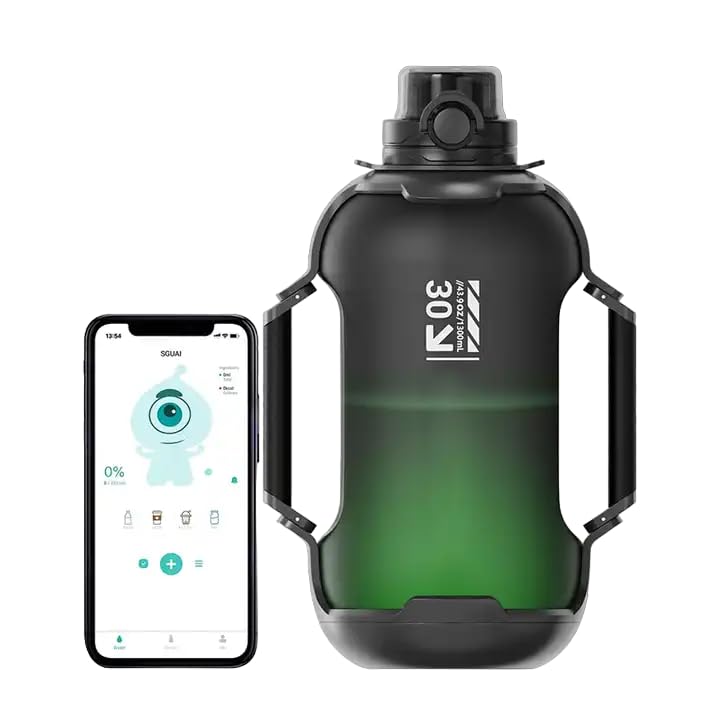 Smart Water Bottle Bpa Free 1300ml Capacity Advanced Water Intake