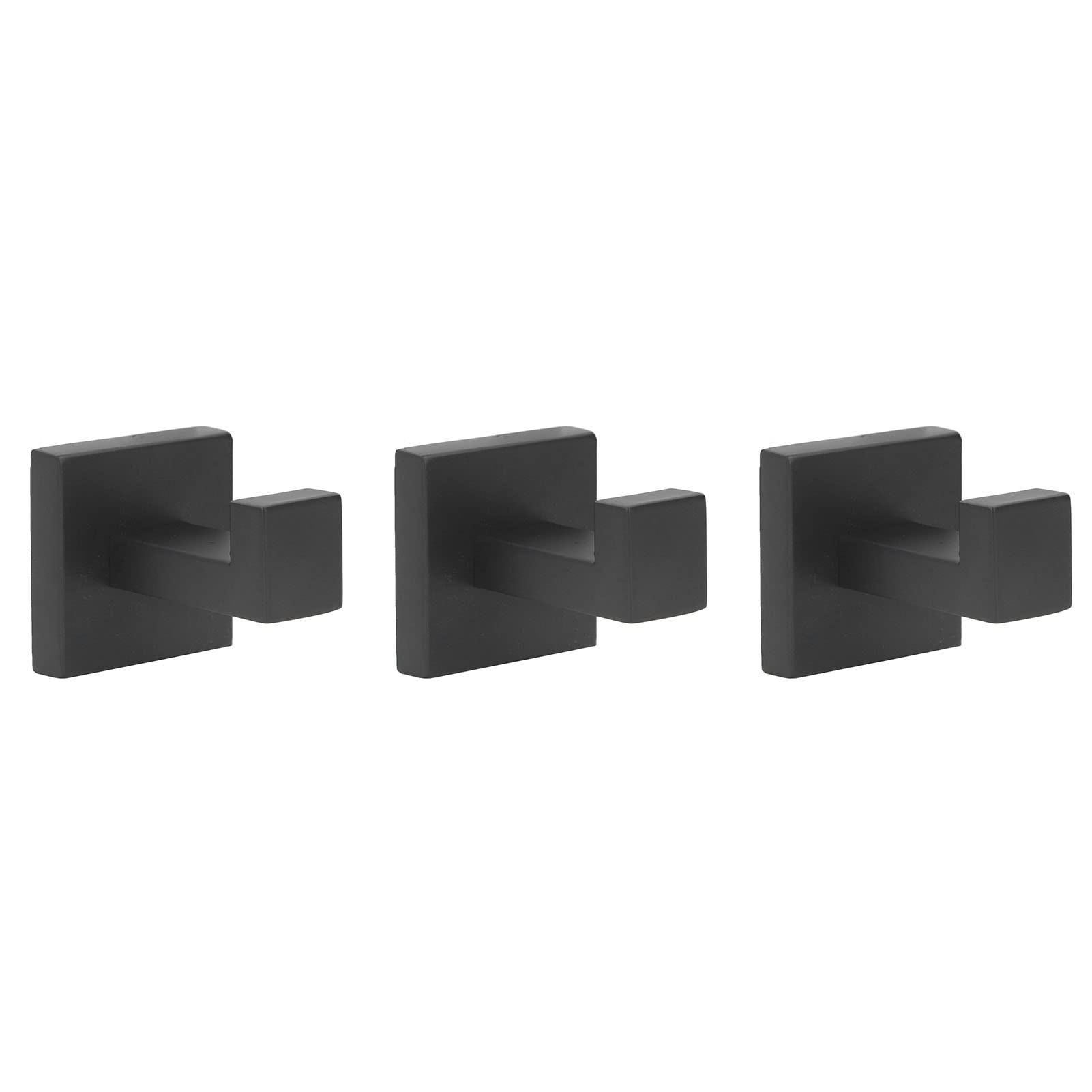 ViaGasaFamido Ganchos de Pared de Acero Inoxidable, 3 Piezas, para Abrigos y Toallas, Resistente al Óxido, Incluye Accesorios de Montaje