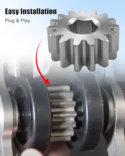 Pignon droit 15 dents pour mécanisme d'extension coulissante RV