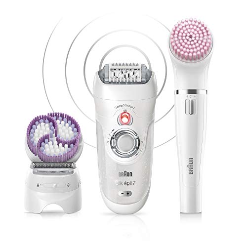 Braun Silk-épil Beauty Set 7 Wet&Dry Profesional 7-885 - Depiladora Mujer 5 En 1 Inalámbrica