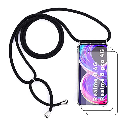 Funda con Cuerda para Realme 8 Cover