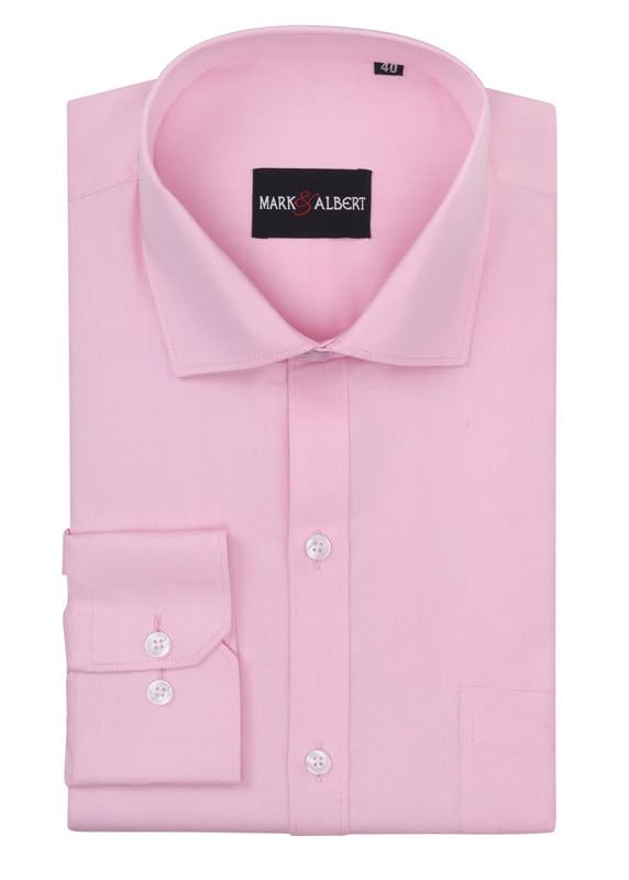 Image of MARK & ALBERT Men's Cotton Formal Shirt