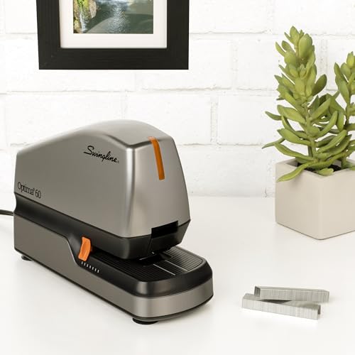 Swingline Electric Stapler, 60 Sheet Capacity, Optima 60, Jam Free, Auto or Manual, Black and Silver (48210) by Swingline - Image 7
