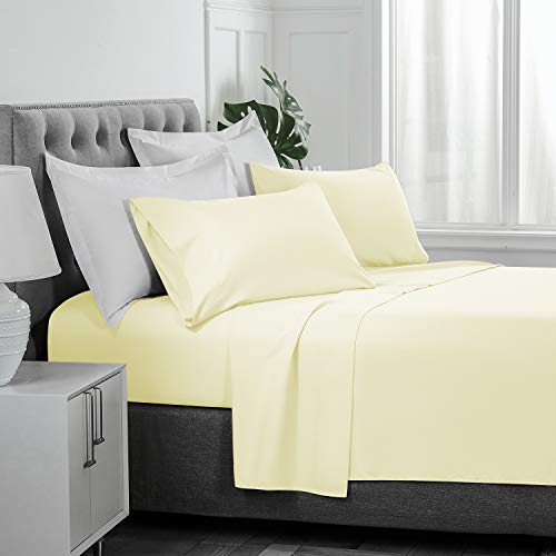image for BASIC CHOICE Full Size Sheet Set - Breathable Cooling Sheets - Hotel L