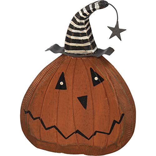 Primitives by Kathy Halloween Pumpkin Head Chunky Sitter