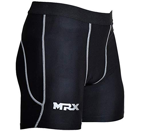 Image of MRX Men's Compression Shorts Lightweight Running Gym Training Sports Fitness Shorts