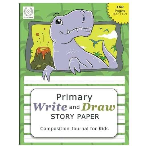 Primary Write and Draw Story Paper Composition Journal for Kids (160 pages 8.5" x 11"): Elementary lined sheets with picture space for writing and ... (grades K2) (Write and Draw Exercise Books)