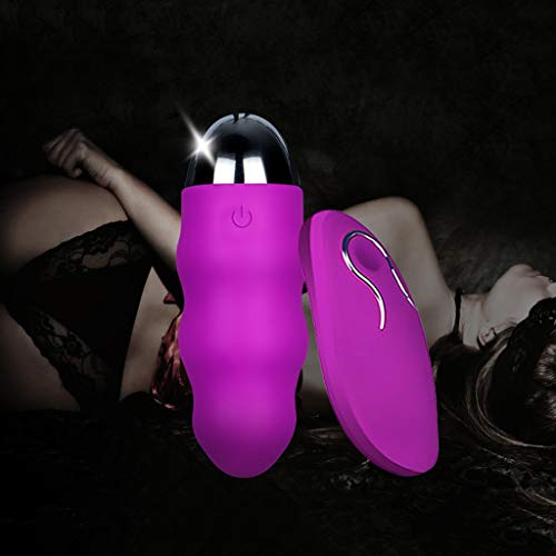 CHAOUA バイブ ローター 女性用アダルト用 クリトリス 潮吹きインバーターワイヤレス充電リモコン防水楽しいジャンピングエッグ女性アダルトセックス製品 (充電, パープル) - 画像3