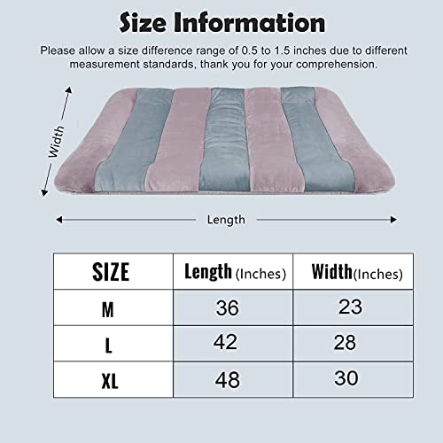 Large Dog Bed Crate Pad Mat 42" Dog Cat Pet Bed Sleeping Mats Washable Non Slip Mattress Kennel Pads #TOP6