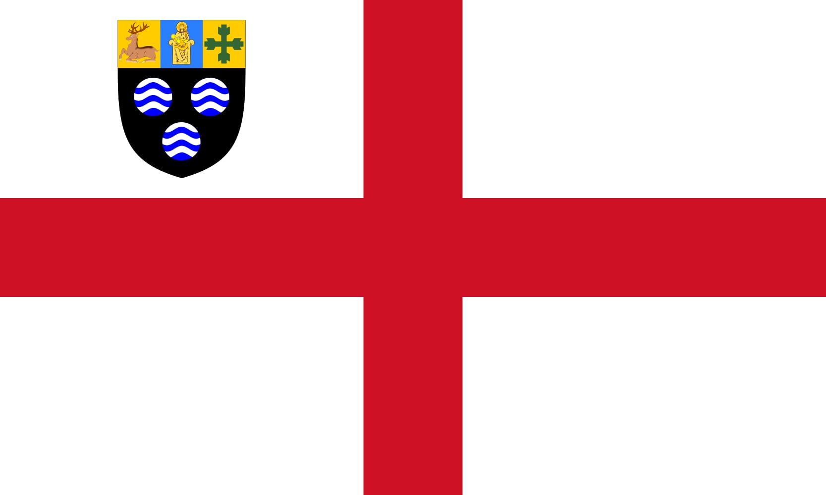 Drapeau Diocèse de Southwell and Nottingham grand format pour célébrations