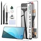 YWLRONG for ZTE Blade A75 4G Screen Replacement for ZTE Axon V60 Vita/V60 Design/V60 Display Touch Screen Digitizer Assembly Replacement with Tools（Black）